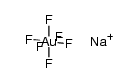 sodium hexafluoroaurate结构式