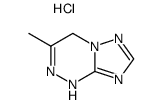 3-Methyl-1,4-dihydro-[1,2,4]triazolo[5,1-c][1,2,4]triazine; hydrochloride结构式