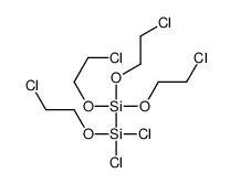 tris(2-chloroethoxy)-[dichloro(2-chloroethoxy)silyl]silane结构式