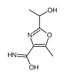 2-(1-hydroxyethyl)-5-methyl-1,3-oxazole-4-carboxamide结构式