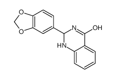 2-(1,3-benzodioxol-5-yl)-2,3-dihydro-1H-quinazolin-4-one Structure