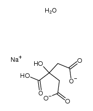 disodium hydrogen citrate sesquihydrate structure