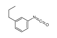 1-isocyanato-3-propylbenzene Structure