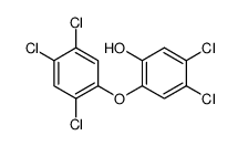 4,5-dichloro-2-(2,4,5-trichlorophenoxy)phenol Structure
