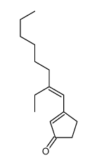 3-(2-ethyloct-1-enyl)cyclopent-2-en-1-one Structure