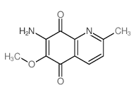 7-Amino-6-methoxy-2-methyl-5,8-quinolinedione Structure