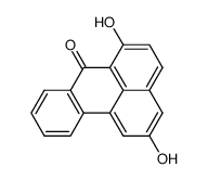 2,6-Dihydroxy-7H-benz[de]anthracen-7-one结构式