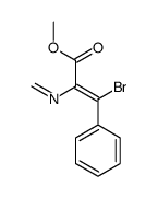 methyl 3-bromo-2-(methylideneamino)-3-phenylprop-2-enoate Structure