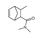 N,N,2-trimethylbicyclo[2.2.1]hept-5-ene-3-carboxamide结构式