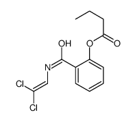 [2-(2,2-dichloroethenylcarbamoyl)phenyl] butanoate结构式