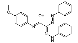N-(4-methoxyphenyl)-2-phenyldiazenyl-2-(phenylhydrazinylidene)acetamide Structure