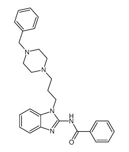 N-{1-[3-(4-benzyl-piperazin-1-yl)-propyl]-1H-benzoimidazol-2-yl}-benzamide Structure