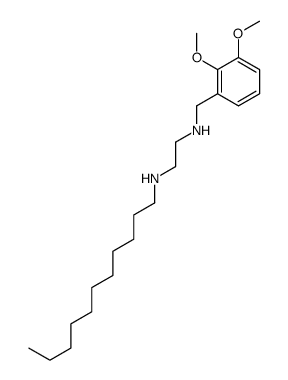 N'-[(2,3-dimethoxyphenyl)methyl]-N-undecylethane-1,2-diamine结构式