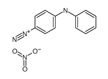 4-anilinobenzenediazonium,nitrate Structure