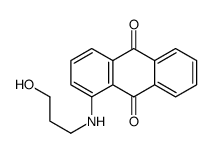 1-(3-hydroxypropylamino)anthracene-9,10-dione Structure