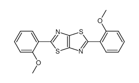 2,5-bis(2-methoxyphenyl)thiazolo[5,4-d]thiazole结构式
