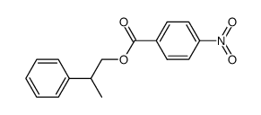 4-nitro-benzoic acid-(2-phenyl-propyl ester) Structure