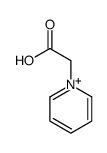 2-pyridin-1-ium-1-ylacetic acid Structure