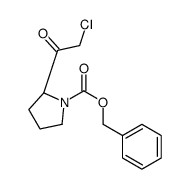 Benzyl (2S)-2-(chloroacetyl)-1-pyrrolidinecarboxylate结构式