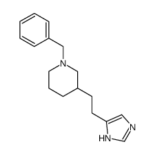 1-BENZYL-3-[2-(1H-IMIDAZOL-4-YL)-ETHYL]-PIPERIDINE结构式