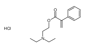 diethyl-[2-(2-phenylprop-2-enoyloxy)ethyl]azanium,chloride结构式