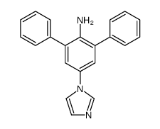 4-imidazol-1-yl-2,6-diphenylaniline结构式