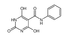 6-hydroxy-2,4-dioxo-N-phenyl-1H-pyrimidine-5-carboxamide结构式