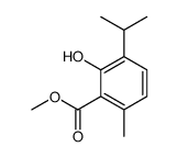 methyl 2-hydroxy-6-methyl-3-propan-2-ylbenzoate Structure