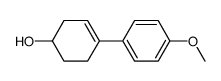 1-(4-methoxyphenyl)cyclohexen-4-ol Structure