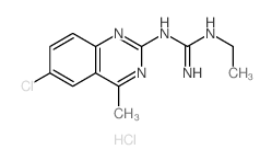(1Z)-1-(6-chloro-4-methyl-6H-quinazolin-2-ylidene)-2-ethyl-guanidine结构式