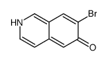 7-bromo-2H-isoquinolin-6-one Structure