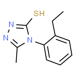 3H-1,2,4-Triazole-3-thione,4-(2-ethylphenyl)-2,4-dihydro-5-methyl-(9CI)结构式