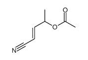 4-cyanobut-3-en-2-yl acetate结构式