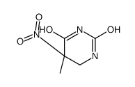 5-methyl-5-nitro-1,3-diazinane-2,4-dione Structure