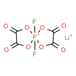 lithium bisoxalatodifluorophosphate Structure
