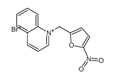 1-[(5-nitrofuran-2-yl)methyl]quinolin-1-ium,bromide结构式