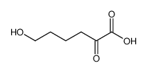 2-keto-6-hydroxyhexanoic acid Structure