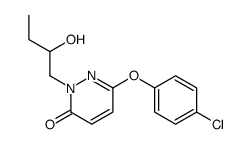 6-(4-chlorophenoxy)-2-(2-hydroxybutyl)pyridazin-3-one结构式
