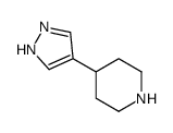 4-(1H-吡唑-4-基)哌啶结构式