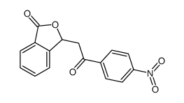 3-[2-(4-nitrophenyl)-2-oxoethyl]-3H-2-benzofuran-1-one结构式
