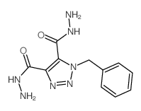 1H-1,2,3-Triazole-4,5-dicarboxylicacid, 1-(phenylmethyl)-, dihydrazide(9CI)结构式