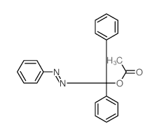 Benzenemethanol, a-phenyl-a-(2-phenyldiazenyl)-, 1-acetate picture