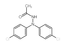 Acetic acid,2,2-bis(4-chlorophenyl)hydrazide结构式