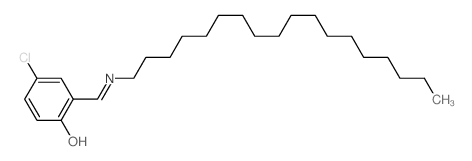 Phenol,4-chloro-2-[(octadecylimino)methyl]- picture