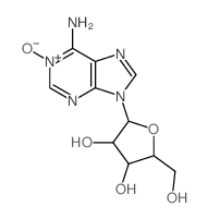 2-(6-amino-1-oxo-6H-purin-9-yl)-5-(hydroxymethyl)oxolane-3,4-diol Structure
