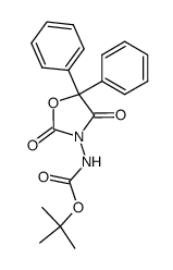 (2,4-Dioxo-5,5-diphenyl-3-oxazolidinyl)carbamidsaeure-tert-butylester Structure