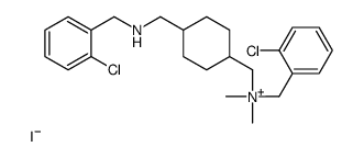 (2-chlorophenyl)methyl-[[4-[[(2-chlorophenyl)methylamino]methyl]cyclohexyl]methyl]-dimethylazanium,iodide结构式