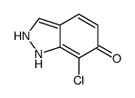 7-氯-1H-吲唑-6-醇结构式