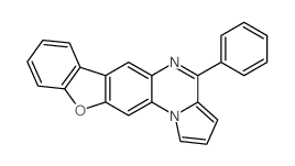4-Phenyl[1]benzofuro[3,2-g]pyrrolo[1,2-a]quinoxaline structure