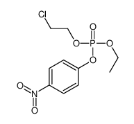 2-chloroethyl ethyl (4-nitrophenyl) phosphate结构式